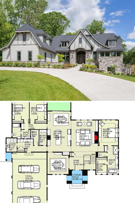 tudor house layout|tudor house plans single story.